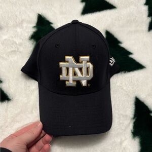 Notre Dame hat with Gold and White Logo